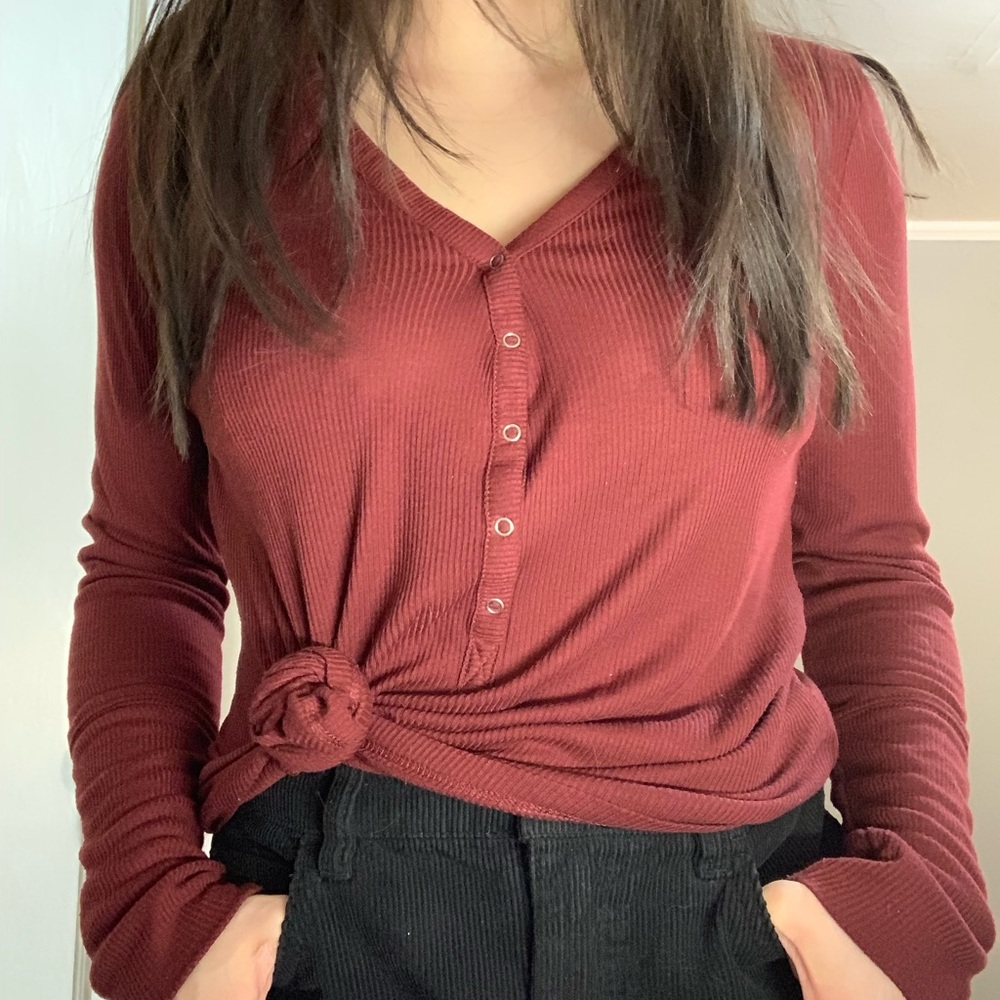 Express red button up top